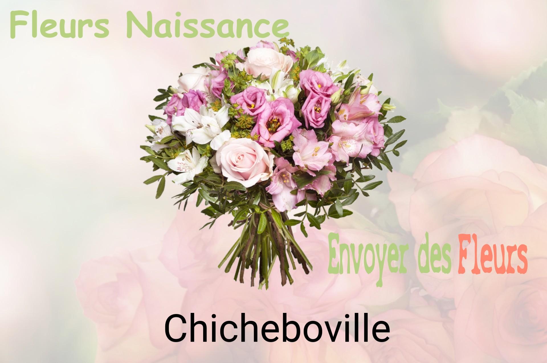 Bouquet de fleurs de naissance livré à Chicheboville